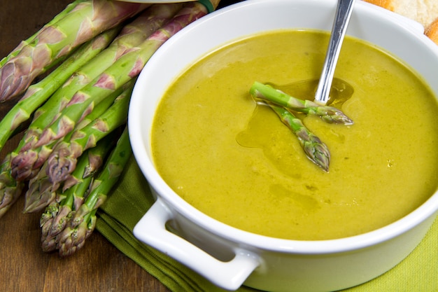 Asparagus soup