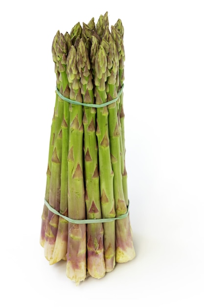 Photo asparagus tied in a bunch