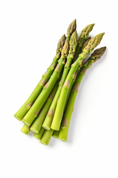 asperges geïsoleerd op wit