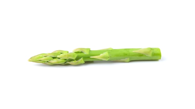 Foto asperges geïsoleerd op witte achtergrond