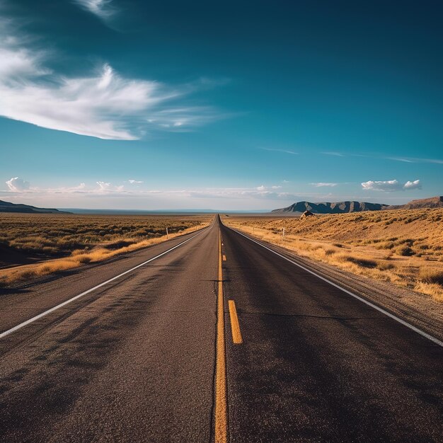 写真 森のアスファルト道路の曲線