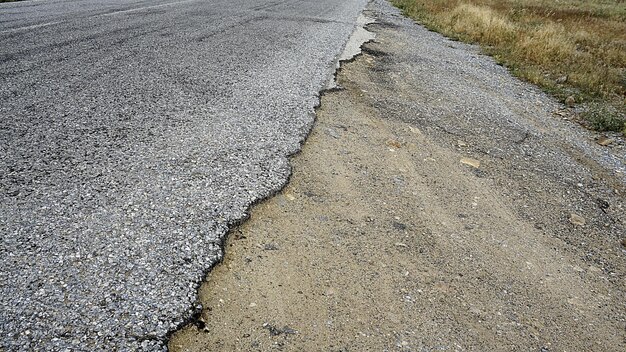 アスファルト道路修理アスファルト道路切断機、道路切断道路修理および作業員