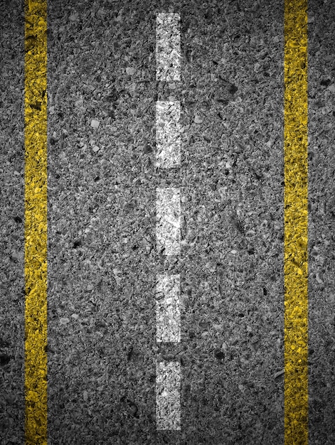 Foto superficie stradale asfaltata