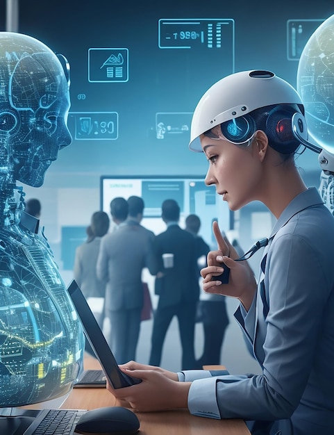 Foto valutare le implicazioni dell’intelligenza artificiale sui mercati del lavoro globali