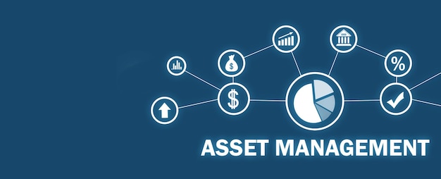 Asset Management Technology Business concept