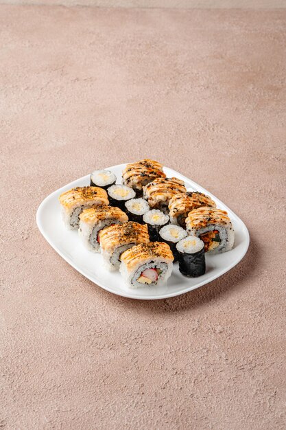 Assorted delicious Sushi Roll