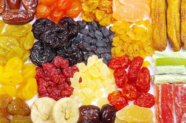 Assorted dried fruits