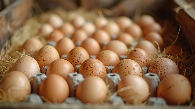 Assorted Eggs in a Tray