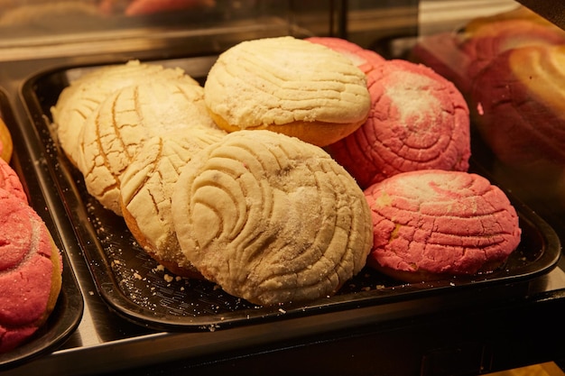 Assorted Fresh Baked Cookies CloseUp from Bakery