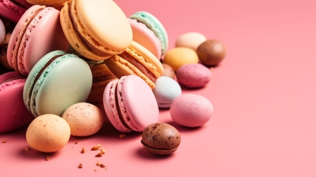 Assorted macarons