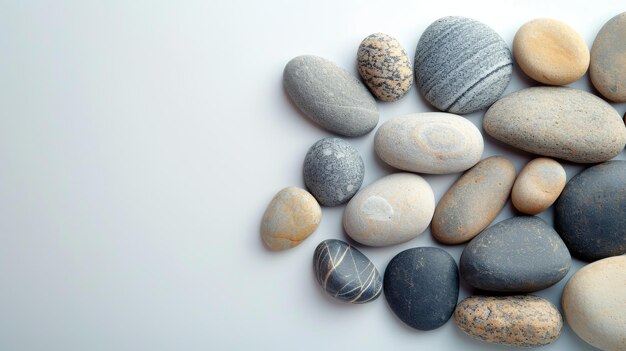 Assorted Pebble Composition