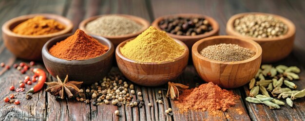 Assorted Spices on a Plate Flavorful Cooking Additives