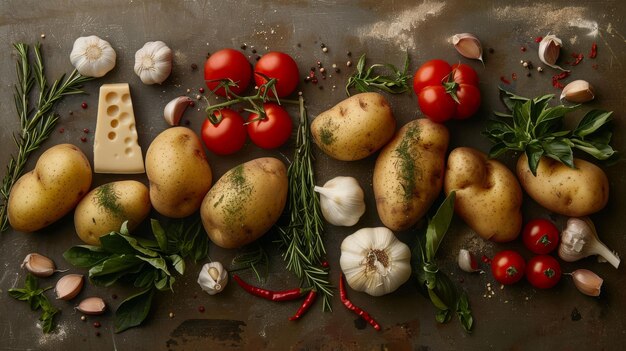 Assorted Variety of Vegetables on a Table