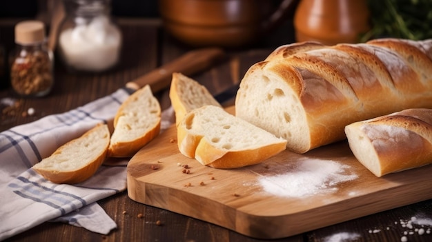 Assortiment gebakken brood