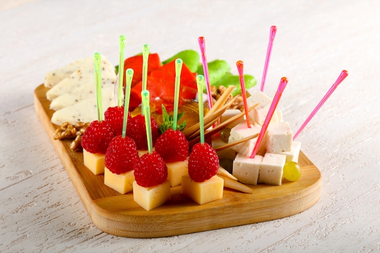 Foto assortiment kaasschotel