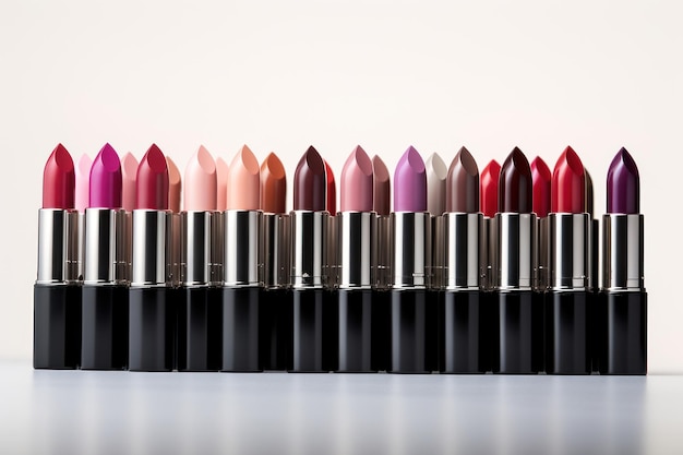 Assortiment van lipsticks AI gegenereerd