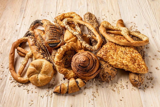 Assortment of bakery goods