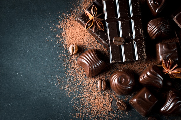 Assortment of chocolate 