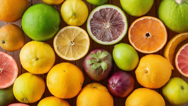 Assortment of citrus fruits