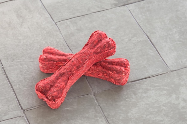 An assortment of colorful dog bone treats a playful delight for your furry companion