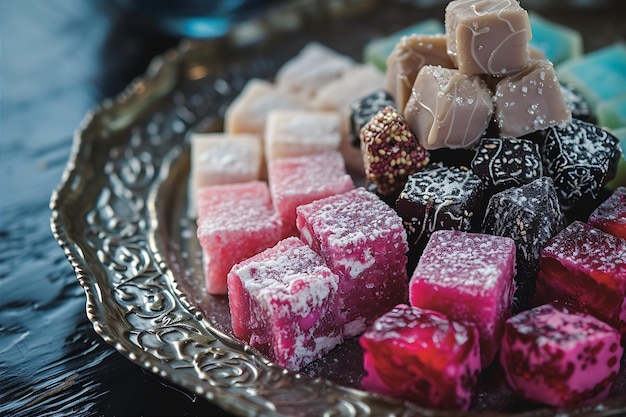 Assortment Colorful Sweets Rests