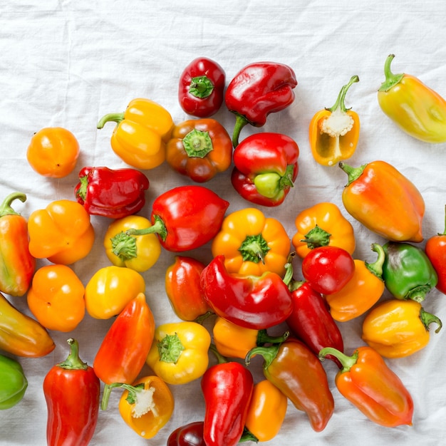 Assortment of fresh homemade pepper