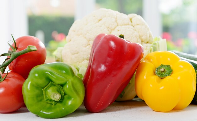 Assortment of fresh vegetables