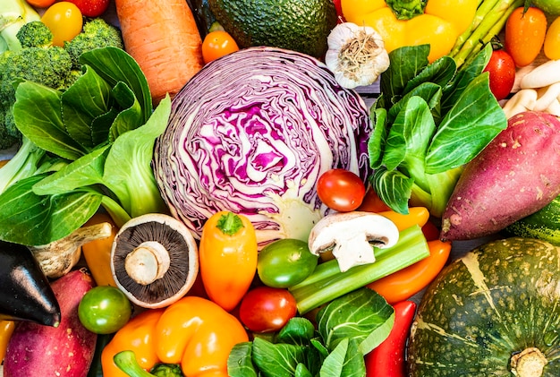 Assortment of fresh vegetables