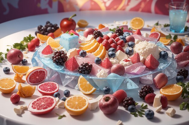 assortment of frozen food on the table