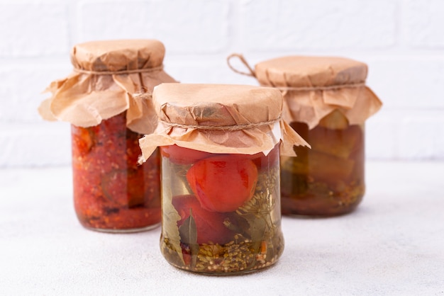 Assortment of marinated or pickled vegetable