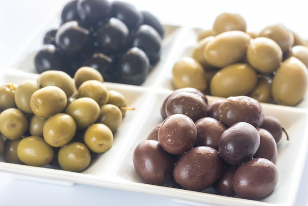 Assortment of olives