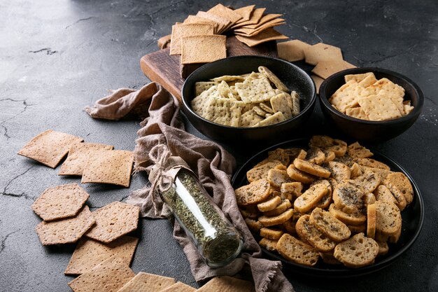 Assortment of snacks