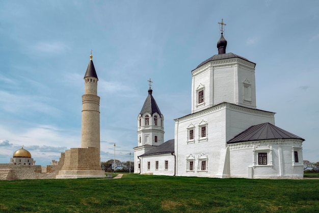 Assumption Church and the Cathedral Mosque Bolgar Republic of Tatarstan Russia