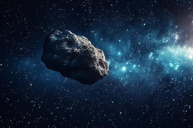 Asteroid in the space