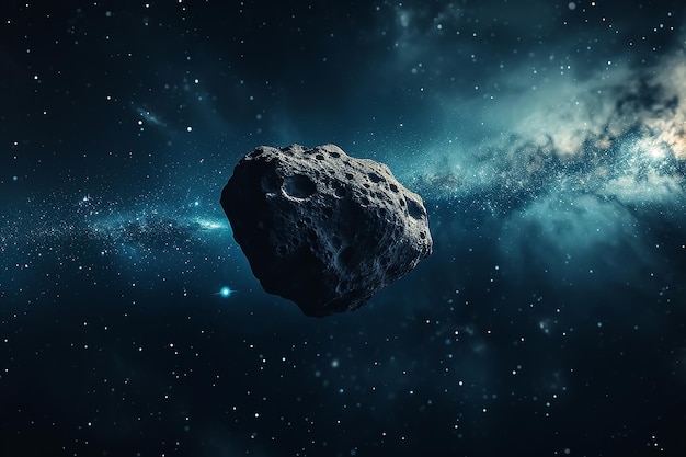 Asteroid in the space