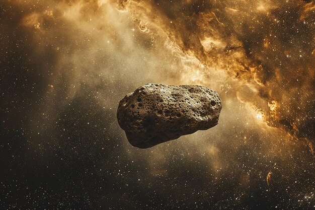 Asteroid in the space