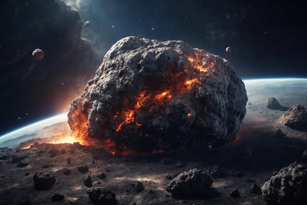 Foto asteroide