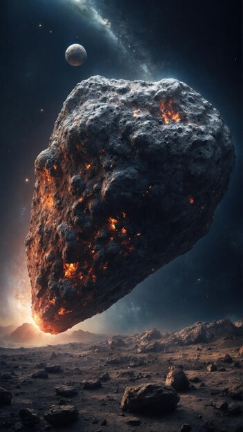 Foto asteroide