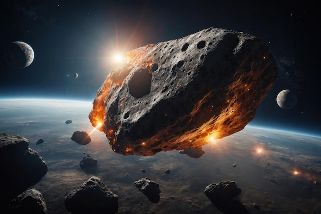 Foto asteroide