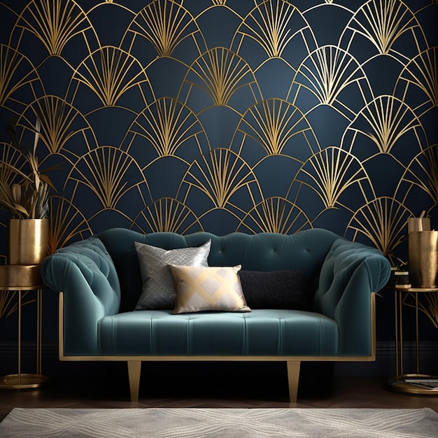 Astonishing Wallpaper Art Deco Decadence