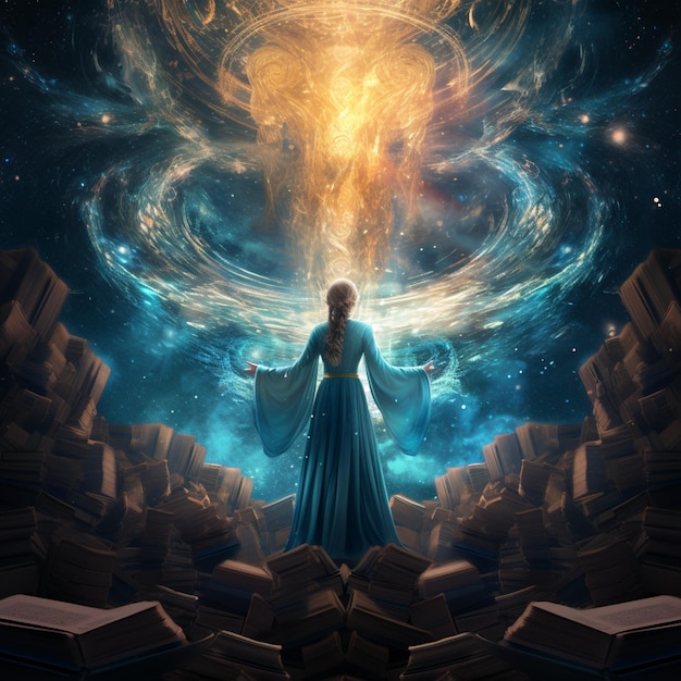 Astonishing Wallpaper The Astral Librarian