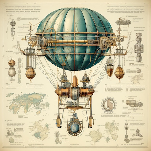 Astonishing Wallpaper Vintage Flight Blueprints