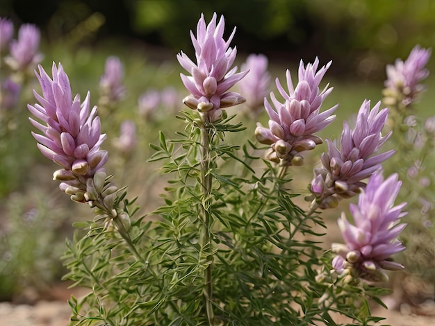 Astragalus Astragalus membranaceus in de tuin