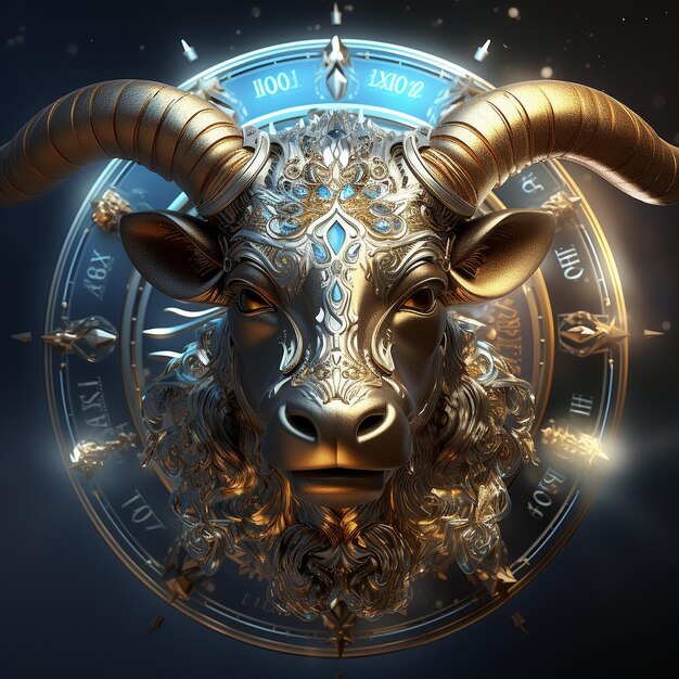 Photo astrological horoscope taurus sign