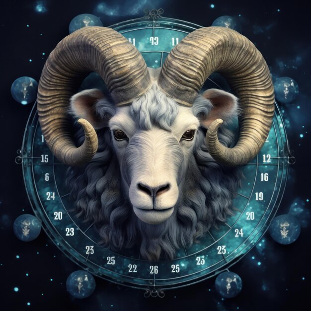 Astrologische kalender Aries sterrenbeeld