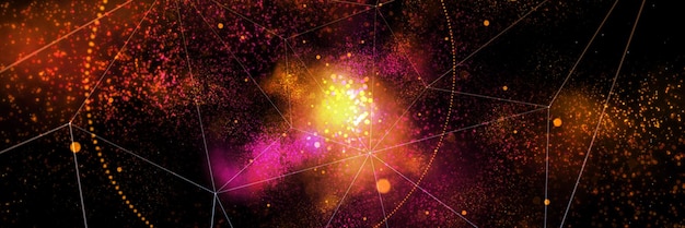 astrology abstract banner space futuristic background