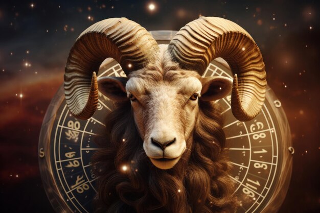 Astrology calendar Aries zodiac sign