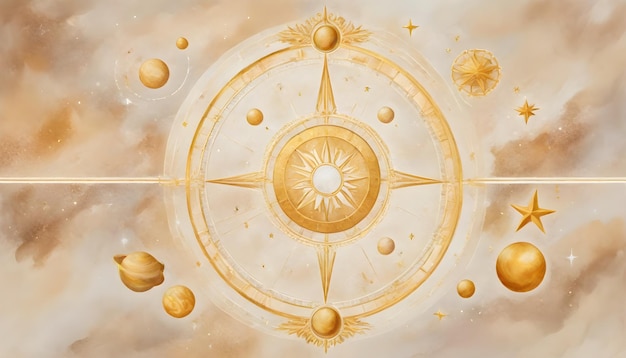 Astrology horoscope circle