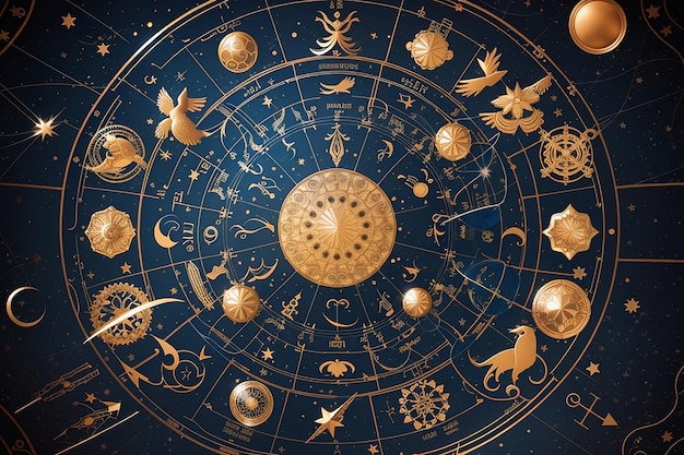 Astrology horoscope pattern texture background graphic design