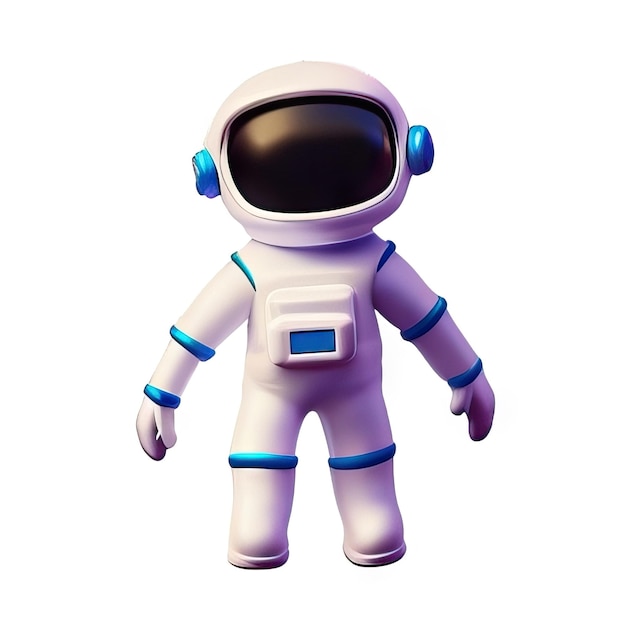 Astronaut 3d Illustration Generated AI